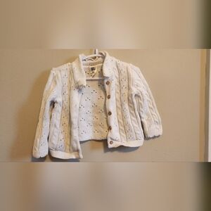 Baby Cable Knit Cardigan Sweater